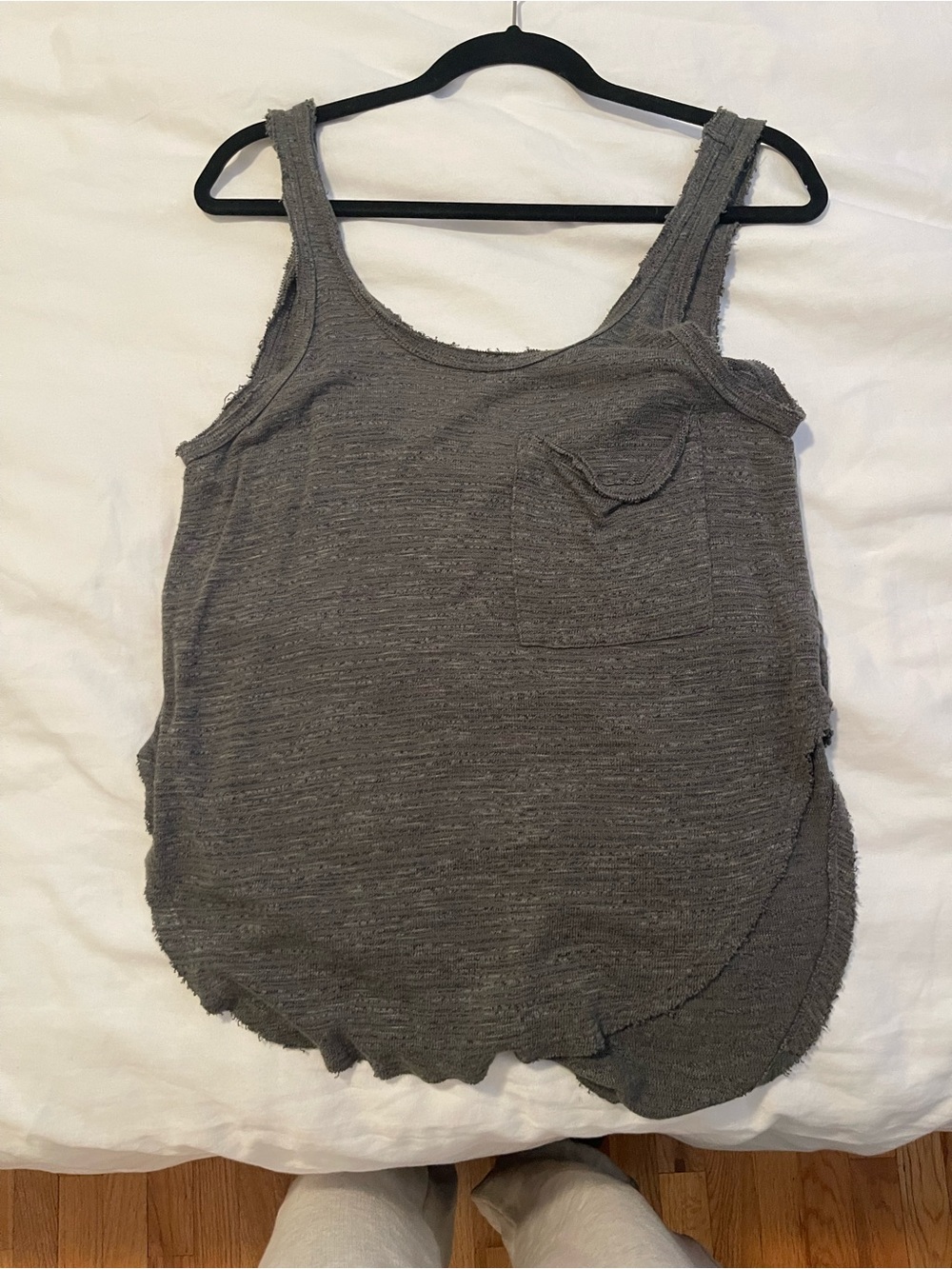 Women’s Green Scoop Neck Tank Top